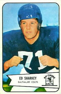 1954 Bowman #109 Ed Sharkey Front