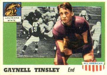 1955 Topps All-American #14 Gaynell Tinsley Front