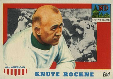 1955 Topps All-American #16 Knute Rockne Front