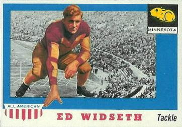 1955 Topps All-American #48 Ed Widseth Front