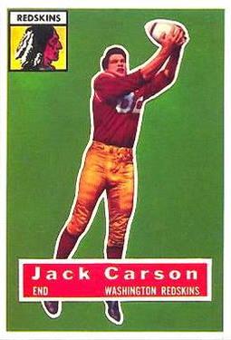 1956 Topps #1 Jack Carson Front