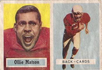 1957 Topps #26 Ollie Matson Front