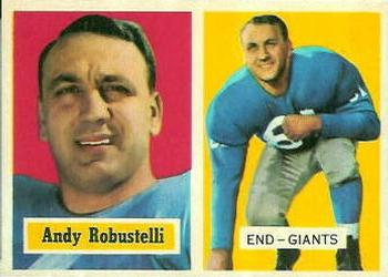 1957 Topps #71 Andy Robustelli Front