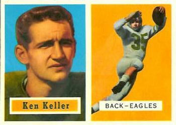 1957 Topps #111 Ken Keller Front