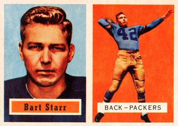 1957 Topps #119 Bart Starr Front