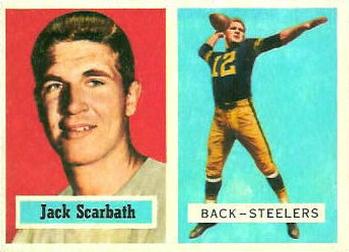 1957 Topps #126 Jack Scarbath Front