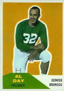 1960 Fleer #106 Al Day Front