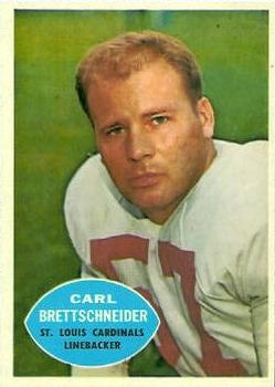 1960 Topps #109 Carl Brettschneider Front