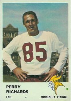 1961 Fleer #130 Perry Richards Front