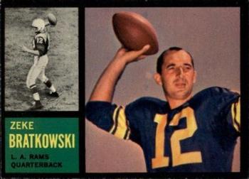 1962 Topps #77 Zeke Bratkowski Front