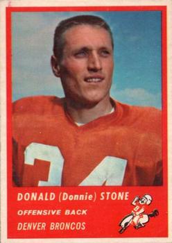 1963 Fleer #80 Don Stone Front