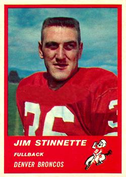 1963 Fleer #78 Jim Stinnette Front