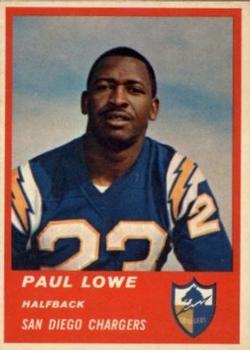 1963 Fleer #69 Paul Lowe Front