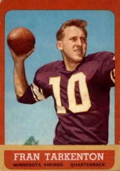 1963 Topps #98 Fran Tarkenton Front