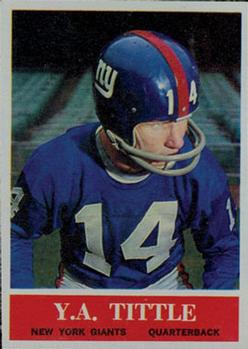 1964 Philadelphia #124 Y.A. Tittle Front