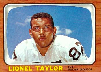 1966 Topps #45 Lionel Taylor Front