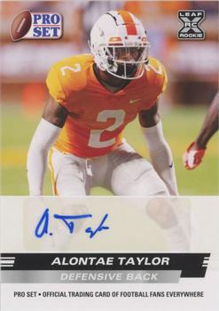2022 Pro Set Draft - Autographs #PSA-AT1 Alontae Taylor Front