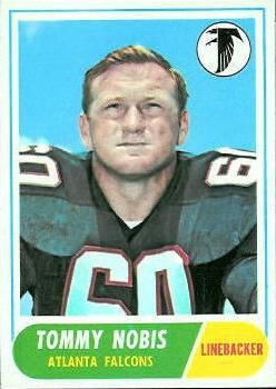 1968 Topps #151 Tommy Nobis Front