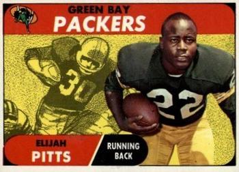 1968 Topps #79 Elijah Pitts Front