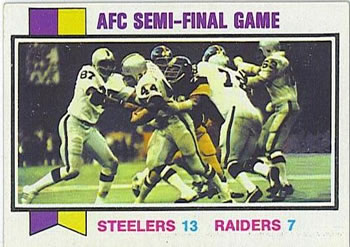 1973 Topps #134 AFC Semi-Final Game Front