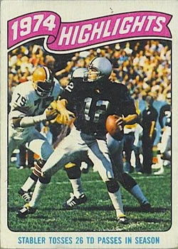 1975 Topps #458 Ken Stabler Front