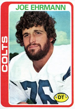 1978 Topps #398 Joe Ehrmann Front