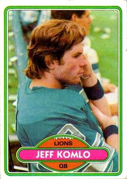 1980 Topps #274 Jeff Komlo Front