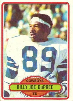 1980 Topps #455 Billy Joe DuPree Front