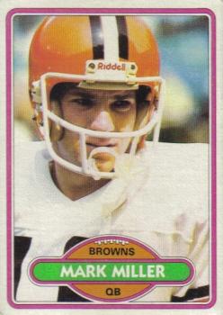 1980 Topps #502 Mark Miller Front