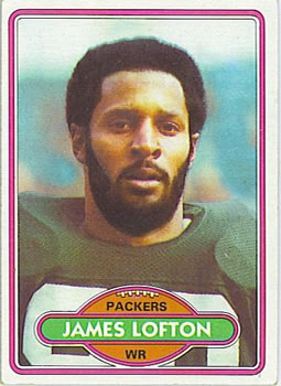 1980 Topps #78 James Lofton Front