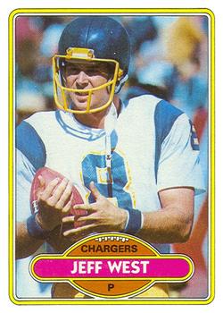 1980 Topps #439 Jeff West Front