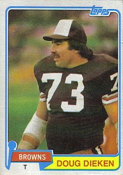 1981 Topps #49 Doug Dieken Front