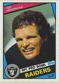 1984 Topps #110 Ted Hendricks Front