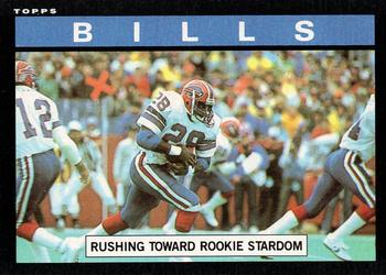 1985 Topps #198 Bills Team Leaders  Front