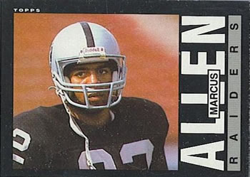 1985 Topps #282 Marcus Allen Front