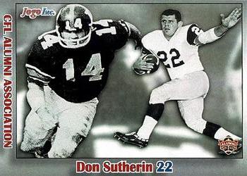 2015 JOGO CFL Alumni Series 10 #184 Don Sutherin Front