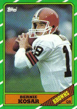 1986 Topps #187 Bernie Kosar Front