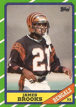 1986 Topps #256 James Brooks Front