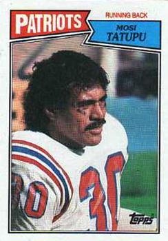 1987 Topps #100 Mosi Tatupu Front