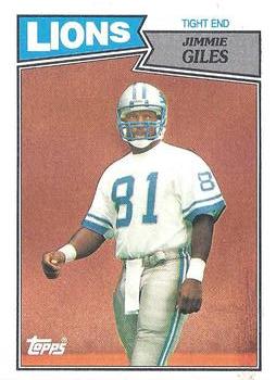 1987 Topps #324 Jimmie Giles Front