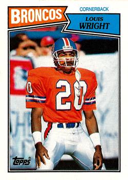 1987 Topps #40 Louis Wright Front
