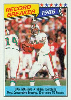 1987 Topps #6 Dan Marino Front