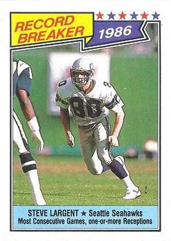 1987 Topps #5 Steve Largent Front