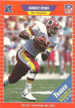 1989 Pro Set #480 Earnest Byner Front