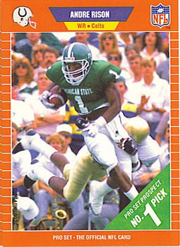 1989 Pro Set #497 Andre Rison Front