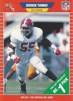 1989 Pro Set #498 Derrick Thomas Front