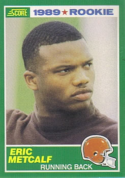 1989 Score #259 Eric Metcalf Front