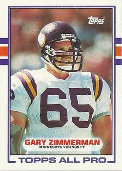 1989 Topps #77 Gary Zimmerman Front