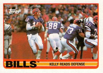 1989 Topps #40 Bills Team Leaders (Kelly Reads Defense) Front