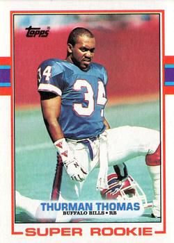 1989 Topps #45 Thurman Thomas Front